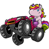 Einhorn Monstertruck