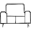 Sofa handgezeichnet