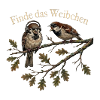 Spatz lustiger Spruch, Finde das Weibchen