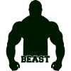 Beast Silhouette Kraft