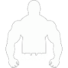 Beast Kraftsilhouette Druck
