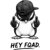 FQAD Penguin – Frecher Pinguin mit Attitüde
