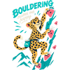 Bouldering Makes Me Happy Leopard Bouldern