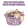 Wäschekorb-Katze