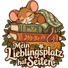 Mein Lieblingsplatz am Bücherstapel