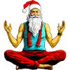 Yogi Weihnachtsmann Yoga