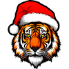 Weihnachten Tiger