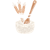 Sauerteigglas Mehl Wasser Salz
