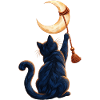 Mond-Abbrecherkatze
