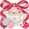Christmas Cocoa Bow