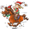 Weihnachts Pony