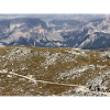 Alpenpfad durch Felslandschaft