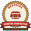 Offizieller Weihnachtspullover-Inspektor