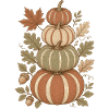 Herbstlicher Kürbisturm