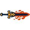 Brennendes Schwert Feuer Logo