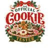 Offizielles Kekstester-Weihnachtsbackdesign
