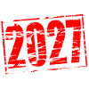 2027 ROTER GUMMISTEMPEL