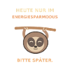 Energiesparmodus Faultier