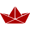 Papierschiffchen Origami Schiff Geschenk Boot