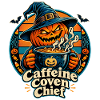 Halloween-Kürbis Caffeine Coven Chief