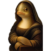 Mona Lisa als Fisch