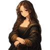Mona Lisa im Anime-Stil