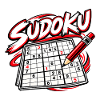 Sudoku-Grafikdruck Roter Stift