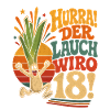Hurra der Lauch wird 18 Jahre