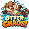 Otter Chaos Cartoon Splash
