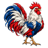 Stolzer Gallischer Hahn - Frankreich Nationaltier 
