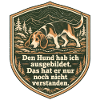 Beagle - Hundeschule eins. Wald null.