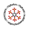 Phytinsäure Molekül 