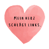 Mein Herz schlägt links