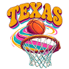 Texas Basketball Retrofarben