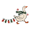 Weihnachtsgans Lichterkette Gans Weihnachten