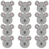 Süßes Koala-Gesicht