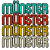 Neon Münster Quadro Print