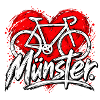 Münster Fahrrad Graffiti Herz