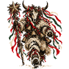Turon Weihnachtsslawisches Folklore-Design