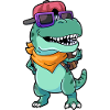 Schule Dino T Rex