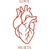 Red Heart liebt Schmerz