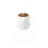 Pixelkaffee mit Statuswerten