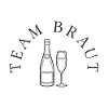 Team Braut mit Sekt