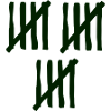 15 Streifen