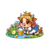Kuh Prinzessin Bayern Froschkönig Märchen Chibi