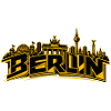 Berlin Skyline Logo Großbuchstaben
