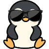 Cooler Pinguin