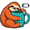 Cozy Sloth Kaffeetasse Kunst
