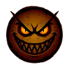 Grimmiges Kürbisgesicht Halloween