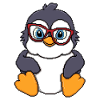 Schiefer Schatten-Pinguin